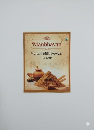 Natural Multani Mitti Powder for Face Pack, Acne, and Hair Care